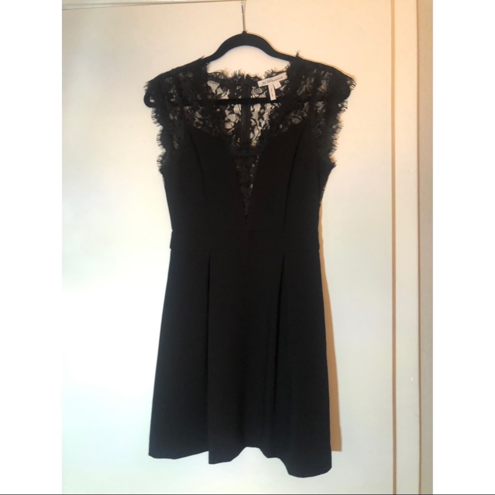 BCBGENERATION Black Lace Dress